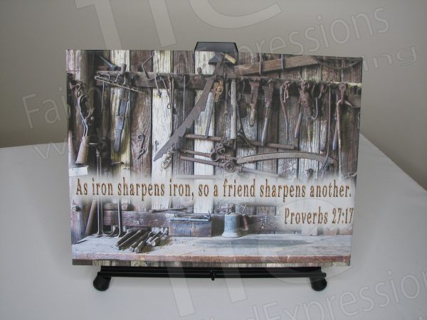 "Iron Sharpens Iron" - Gallery-Wrapped Canvas Print - Image 2