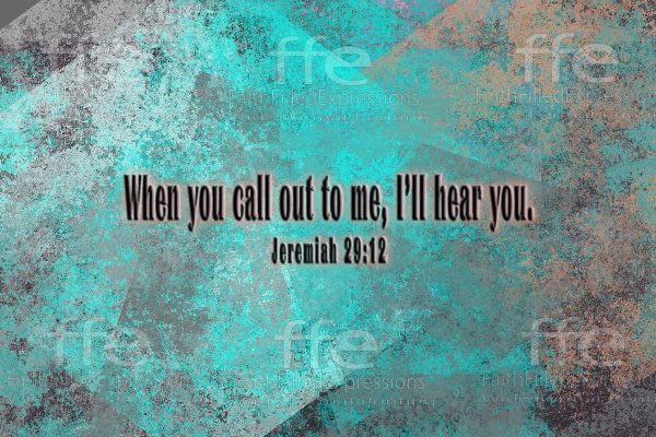 "When You Call Out to Me, I'll Hear You" - Gallery-Wrapped Canvas Print