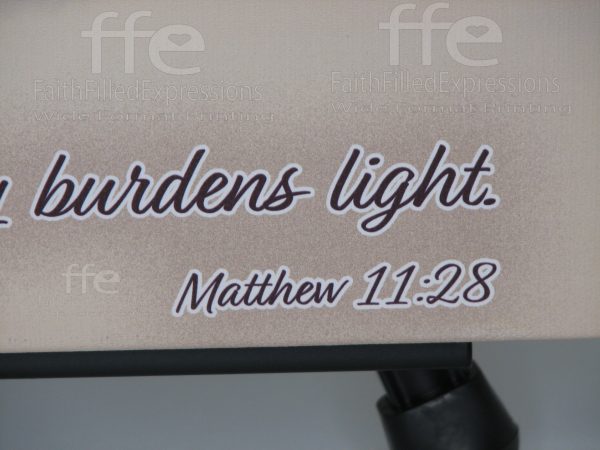 "Jesus Makes Our Heavy Burdens Light" - Gallery Wrapped Canvas Print - Image 5